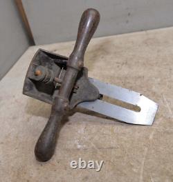 Stanley No 12 veneer scraper plane 1892 blade collectible woodworking tool