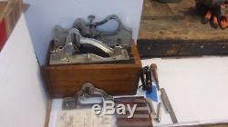Stanley No. 444 dovetail plane complete Patent July 16,1872 wood working plane