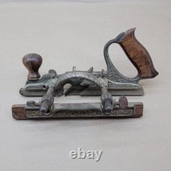 Stanley No. 46 B Skew Plow Plane Cutters Antique Woodworking Tool