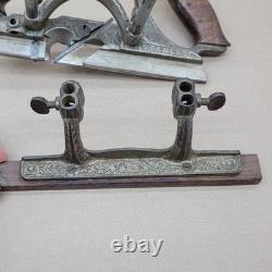 Stanley No. 46 B Skew Plow Plane Cutters Antique Woodworking Tool