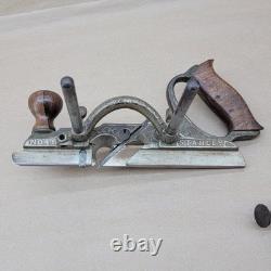 Stanley No. 46 B Skew Plow Plane Cutters Antique Woodworking Tool