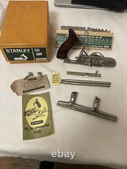 Stanley No 50 COMBINATION PLANE COMPLETE And Boxed