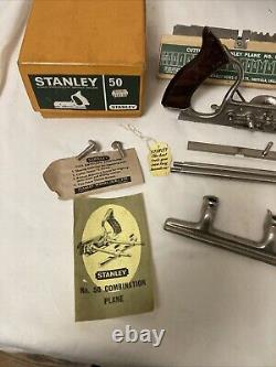 Stanley No 50 COMBINATION PLANE COMPLETE And Boxed