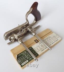 Stanley No. 50 Combination Plane, with Box of Straight Cutters, Made in England
