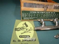 Stanley No 50 combination plane. VGC woodworking tools. Wood plane