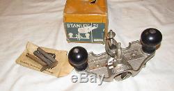 Stanley No 71 Router plane hand router vintage woodworking tool plane + 3 cutter