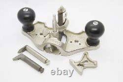 Stanley No. 71 open throat router plane. Complete kit, boxed, PERFECT