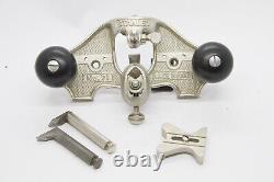 Stanley No. 71 open throat router plane. Complete kit, boxed, PERFECT