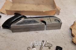 Stanley No 78 Rabbet Plane partial box extras collectible woodworking tool lot