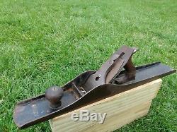 Stanley No. 8 Bailey Smooth Bottom Jointer Plane Woodworking Tool Rule and Level