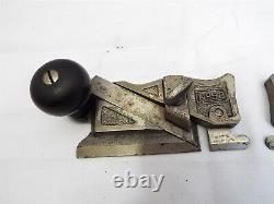 Stanley No. 98 & 99 Side Rabbet Plane Woodworking Tool Early Logo Cutters