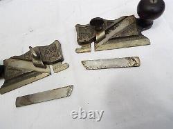 Stanley No. 98 & 99 Side Rabbet Plane Woodworking Tool Early Logo Cutters