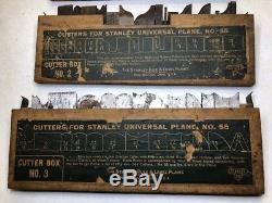 Stanley Sweetheart 55 Combination Woodworking Plane with +Blades/Cutters