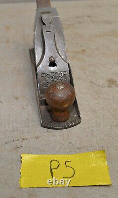 Stanley bedrock 604 antique plane 1895 patent collectible woodworking tool P5