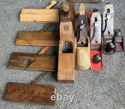 Stanley /marples /salmens vintage Collectable Woodworking planes job lot