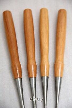 Tasai Japanese Sweep Chisel Set Oak Handles Pairing Carving Woodworking Tools