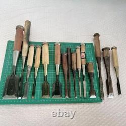 Tataki NOMI Japanese Timber Chisels Carpentry Woodworking Hand Tool Set of 15