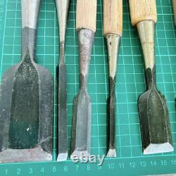 Tataki NOMI Japanese Timber Chisels Carpentry Woodworking Hand Tool Set of 15