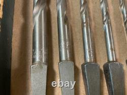 The C. T. D. Co. Antique Bit Set Woodworking Brace Twist Drill Bits Hand Tools