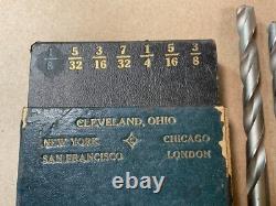 The C. T. D. Co. Antique Bit Set Woodworking Brace Twist Drill Bits Hand Tools