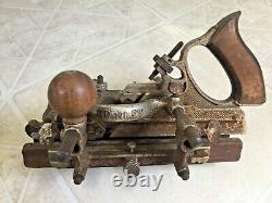 Two ANTIQUE STANLEY No. 45 COMBINATION WOODWORKING PLOW PLANE