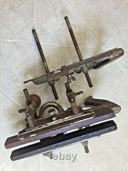 Two ANTIQUE STANLEY No. 45 COMBINATION WOODWORKING PLOW PLANE