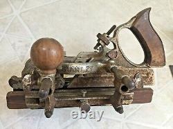 Two ANTIQUE STANLEY No. 45 COMBINATION WOODWORKING PLOW PLANE