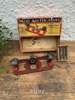 Tyzack Router Plane Complete W Box Full Set Of Cutters Like Preston 1399P Rare