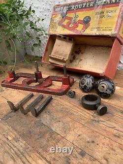 Tyzack Router Plane Complete W Box Full Set Of Cutters Like Preston 1399P Rare