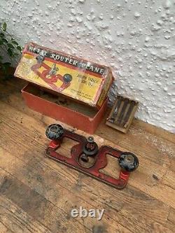 Tyzack Router Plane Complete W Box Full Set Of Cutters Like Preston 1399P Rare