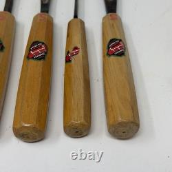 ULMIA Marke Spannsage 7-Piece Woodworking Chisel Set Germany Beechwood Handles