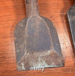 USED Japanese Chisel Nomi Set 10pcs Carpentry Tools Woodworking Tool Vintage