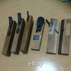 USED Japanese Hand Plane Kanna Carpenter Tool 6pcs Woodworking Junk Japan D0226