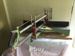 Ulmia 352, German miter box. Collectible woodworking saw tool. New Blade Mitre