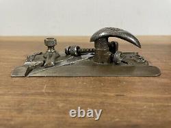 Ultra Rare Antique Edward Preston Adjustable Side Rebate Plane Woodwork Tool