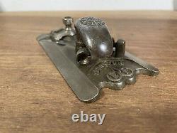 Ultra Rare Antique Edward Preston Adjustable Side Rebate Plane Woodwork Tool