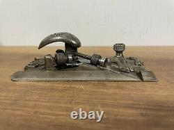 Ultra Rare Antique Edward Preston Adjustable Side Rebate Plane Woodwork Tool