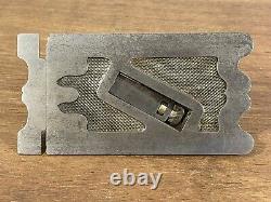 Ultra Rare Antique Edward Preston Adjustable Side Rebate Plane Woodwork Tool