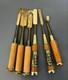 Unbranded Chisels 6pc Set Bag Included Woodworking Hand Tools Vintage