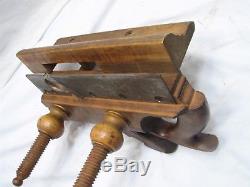 Union Factory H. Chapin Wooden Screw Arm Plow Plane Wood Working Tool
