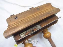 Union Factory H. Chapin Wooden Screw Arm Plow Plane Wood Working Tool