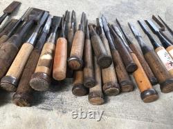 Unknown Brand Nomi 27 Piece Chisel Set E98 Woodworking Tools Ready to Use