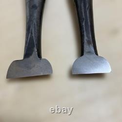 Unknown Chisel Set 2pc Woodworking Tool Hand Tool Vintage Ready to Use Quality