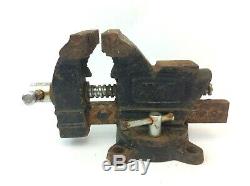 Used 3.5 Small Working Table Vise Clamp Carpentry Woodworking Tool China