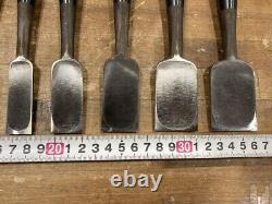 Used Kiyohisa Chisel Set Of 10 Wood Carpentry Tool With Box Very Rare Item