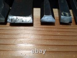 Used Koeshiko Chisel Set 8 Pieces Woodworking Tools Natural Whetstone DIY