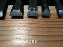 Used Koeshiko Chisel Set 8 Pieces Woodworking Tools Natural Whetstone DIY