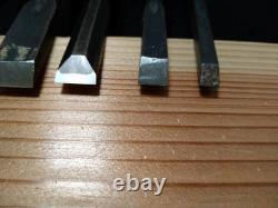 Used Koeshiko Chisel Set 8 Pieces Woodworking Tools Natural Whetstone DIY