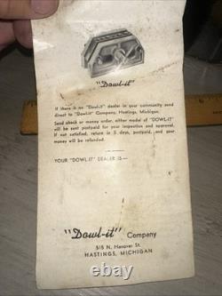 VINTAGE Dowl-It Wellman Self-Centering Dowel Drill Guide Model A Woodworking