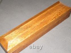 VINTAGE PIKE LILY WHITE WASHITA SHARPENING STONE 9 x 2 LABELLED IN WOOD BOX